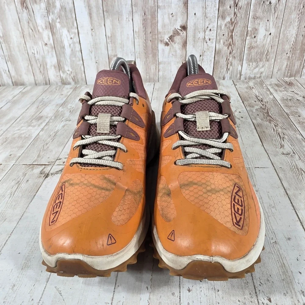 Keen NXIS Speed Waterproof Hiking Shoes Orange Burgundy Womens Size 8‎ 1028900